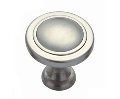 Easy design popular mushroom shape brushed nickel furniture knob