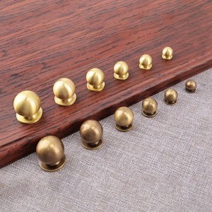 Wholesale Ball Shape Solid Brass Cabinet Knob