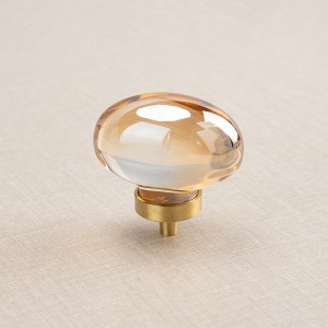 image for Crystal Drawer Door Knobs Champagne Pigeon Egg
