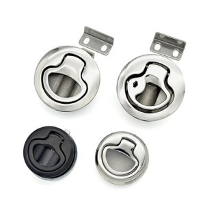 Zinc Alloy Embedded Round Locking Handle for RVs Yachts
