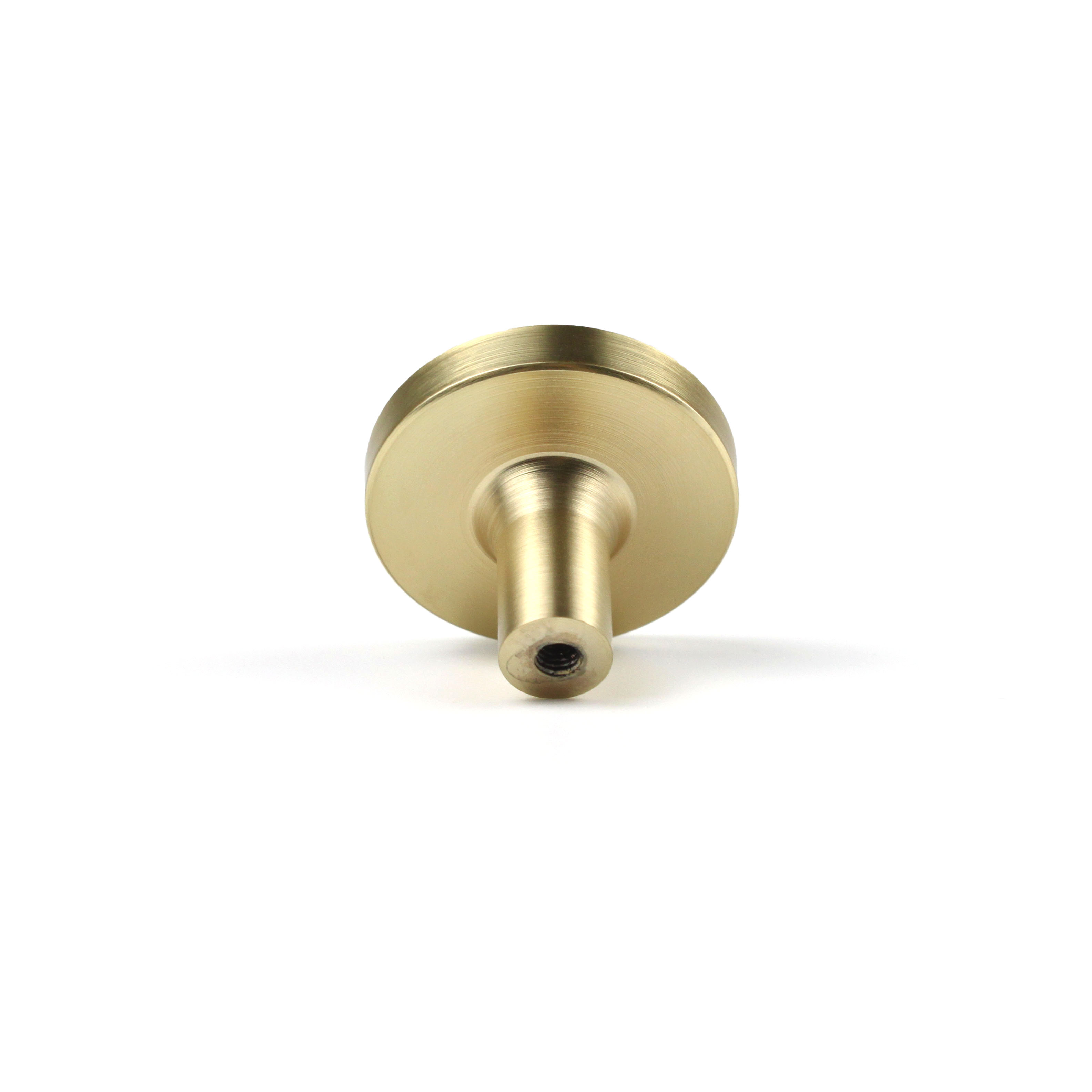 Green Shell Brass Furniture Knob - Image 2