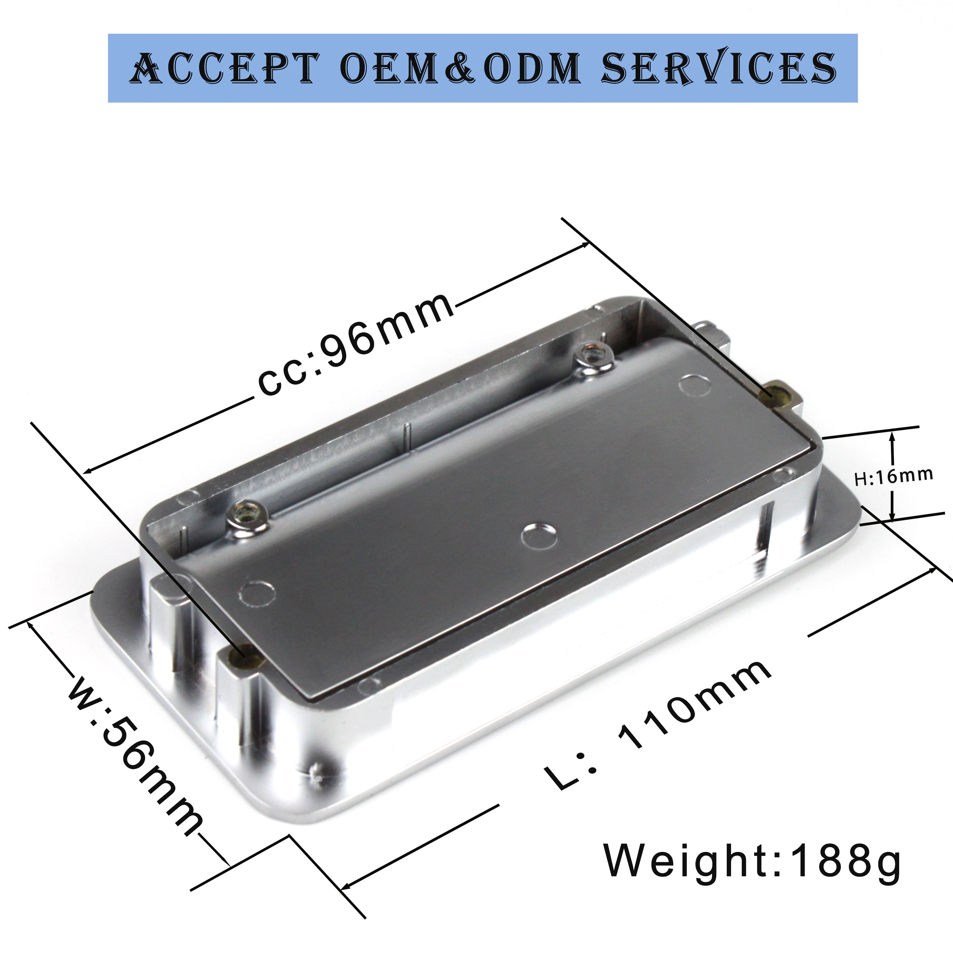 Zinc Alloy Recessed Cabinet Handle - Image 2