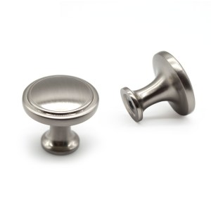 Durable Zinc Alloy Round Knob for Cabinets