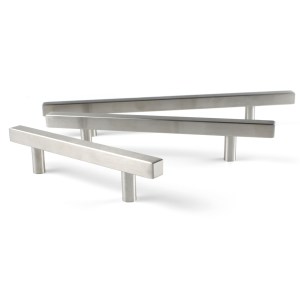 Square T Bar Stainless Steel Drawer Pulls