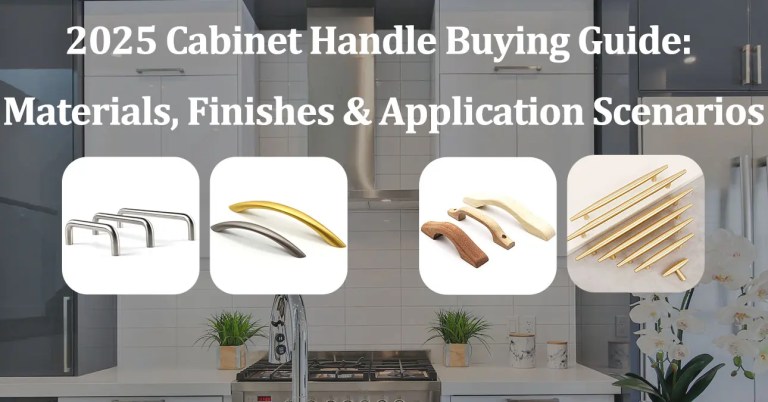 2025 Cabinet Handle Buying Guide-Materials, Finishes & Application Scenarios cover