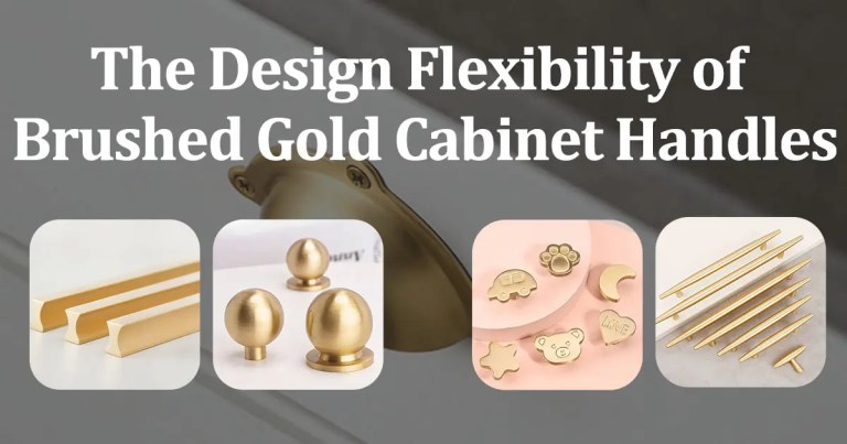The Design Flexibility of Brushed Gold Cabinet Handles