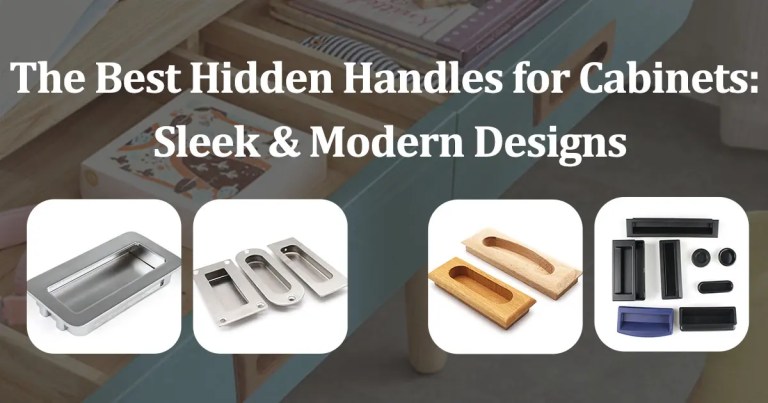 Modern kitchen with handleless cabinets showcasing seamless hidden hardware integration and minimalist design