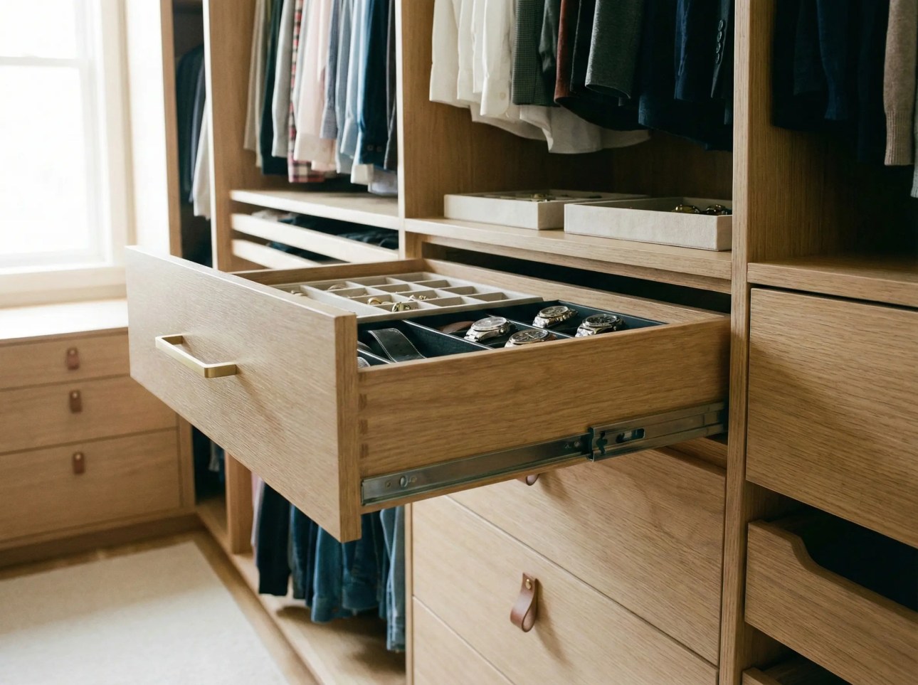 Wardrobe Drawers & Pull-Out Systems​ Applications